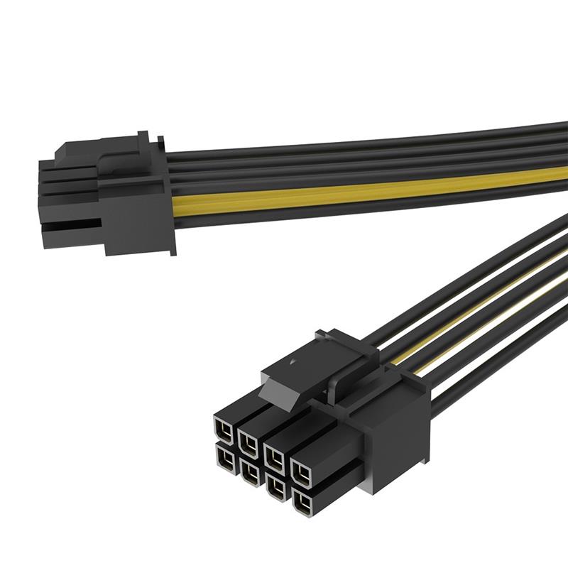 Akasa 6 Sets PCIe 8-Pin to Dual PCIe 6 2 -Pin Splitter cable