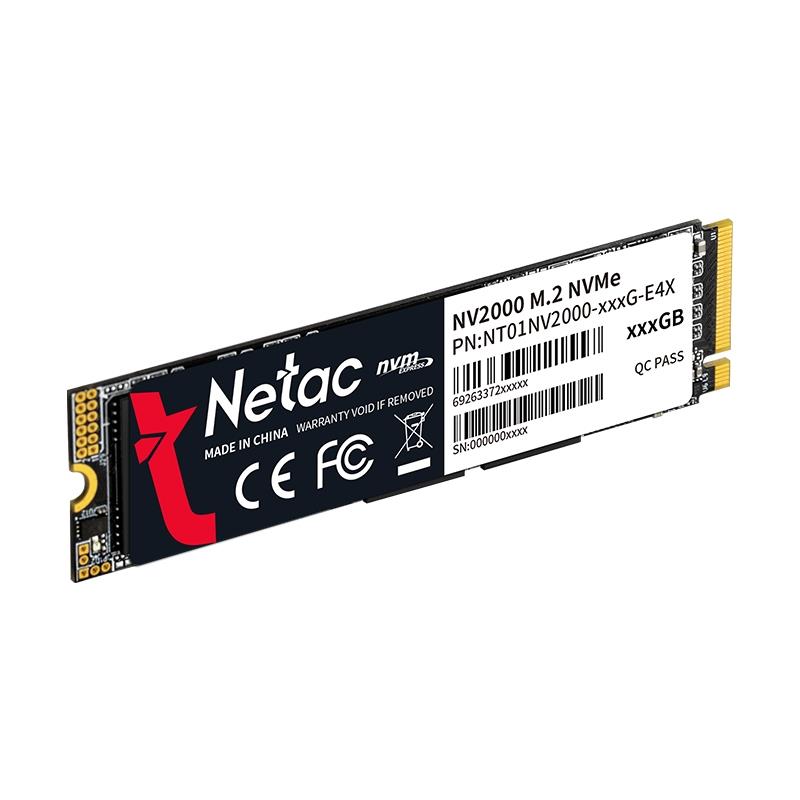 Netac NV2000 PCIe 3 x4 M 2 2280 NVMe 3D NAND SSD 256GB R W up to 2500 1000MB s