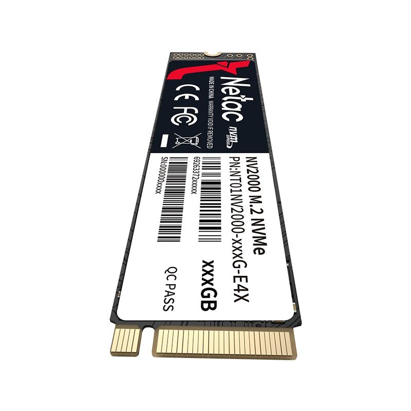 Netac NV2000 PCIe 3 x4 M 2 2280 NVMe 3D NAND SSD 256GB R W up to 2500 1000MB s