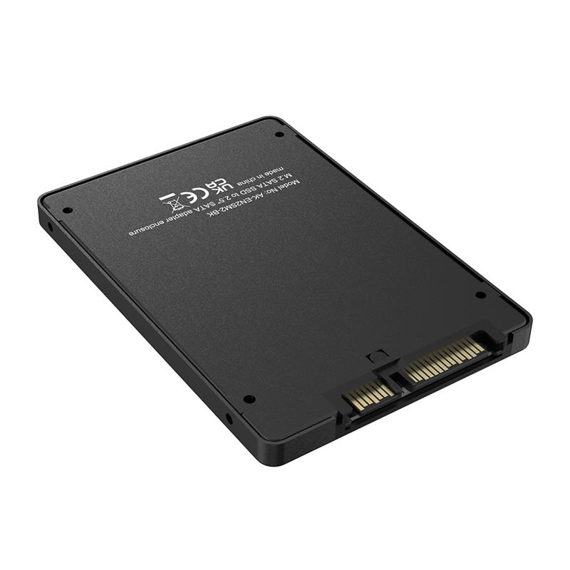 Akasa M 2 SATA SSD to 2 5 SATA Adapter Enclosure only SATA M 2 drives does not support NVMe M 2 drives 