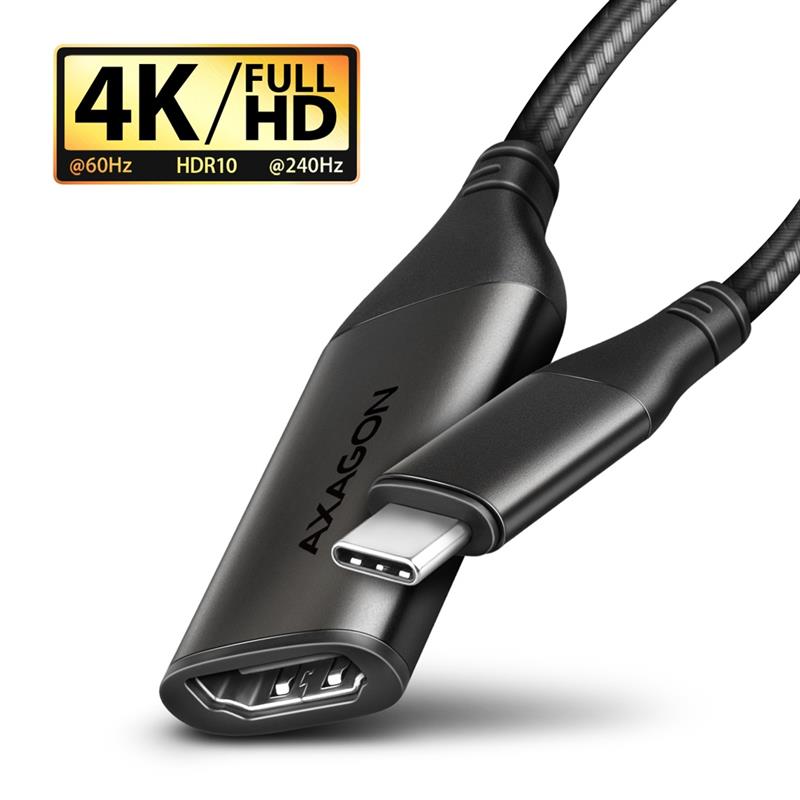 AXAGON USB-C -> HDMI 2 0a adapter 4K 60Hz HDR10 *USBCM *HDMIF