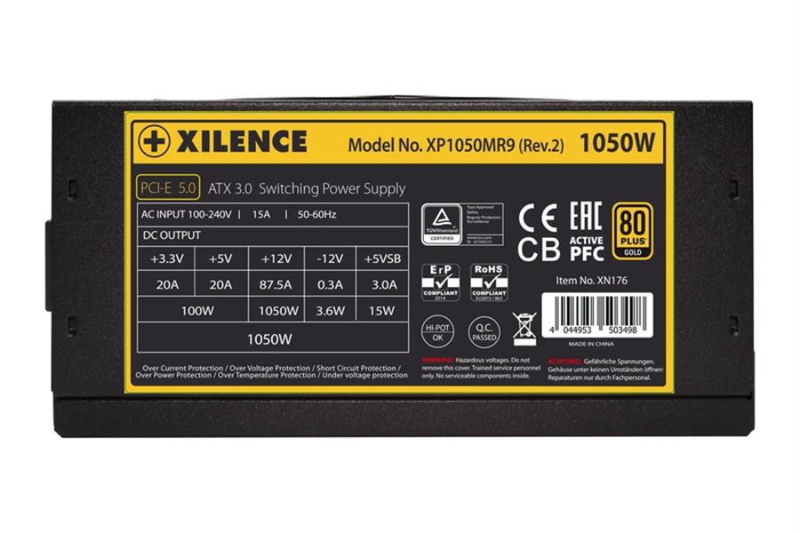 XILENCE Performance X 1050 Watt full-modular ATX 3 0 80 Gold PCIe5 0 1x12VHPWR 12 x SATA 3 x PCIe 4 x PATA