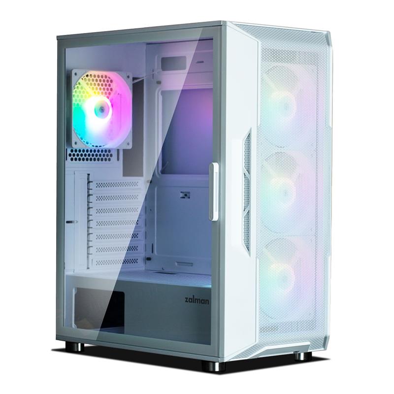Zalman I3 NEO WHITE computerbehuizing Midi Tower Wit