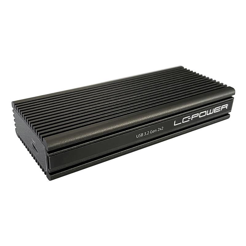 LC-Power LC-M2-C-NVME-2X2 M 2 NVMe SSD Enclosure USB 3 2 Gen 2x2 black