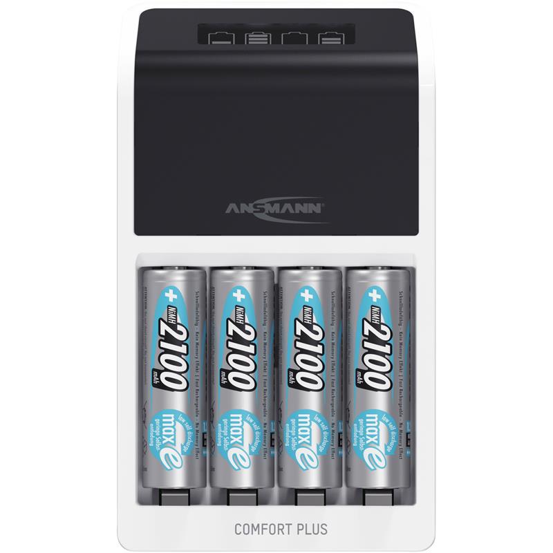 ANSMANN 1001-0094-01 Comfort Plus quick charger for NiMH rechargeable batteries