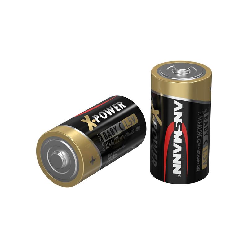 Ansmann alkaline X-Power battery C 2 pcs pack 5015623 7500mAh