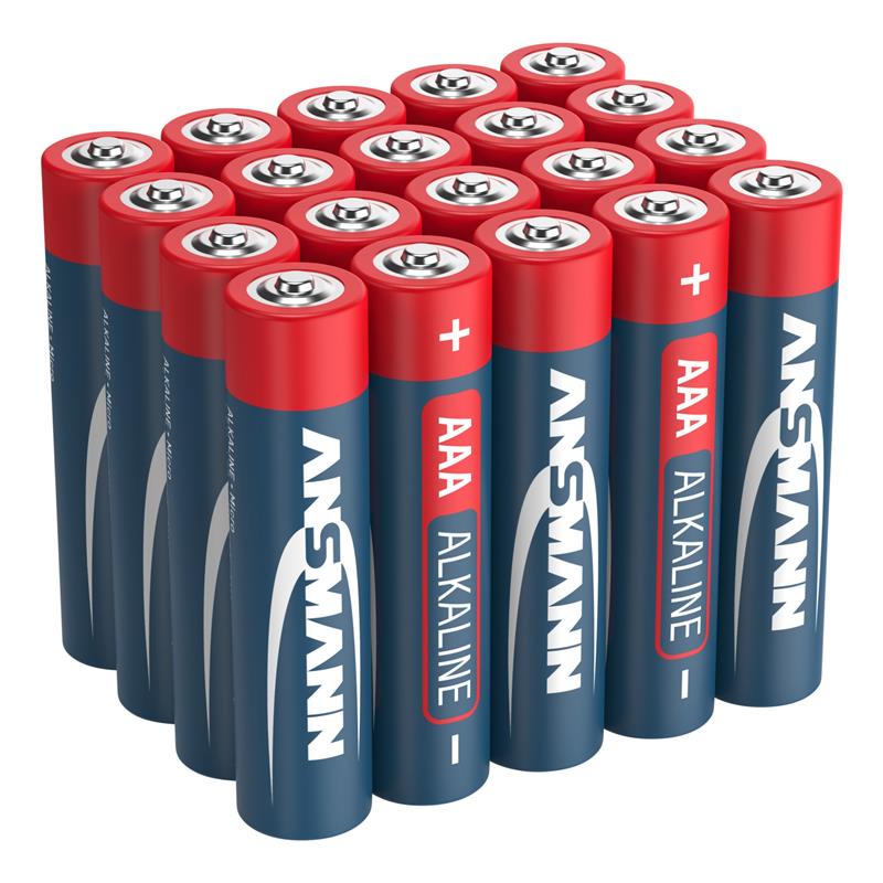 ANSMANN 5015538 RED Alkaline-Battery Micro AAA LR03 20pcs Box 5015538