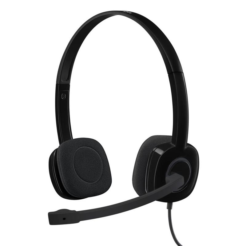 Logitech H151 Headset Hoofdband Zwart
