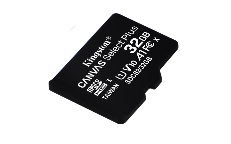 Kingston Technology Canvas Select Plus flashgeheugen 32 GB MicroSDHC UHS-I Klasse 10