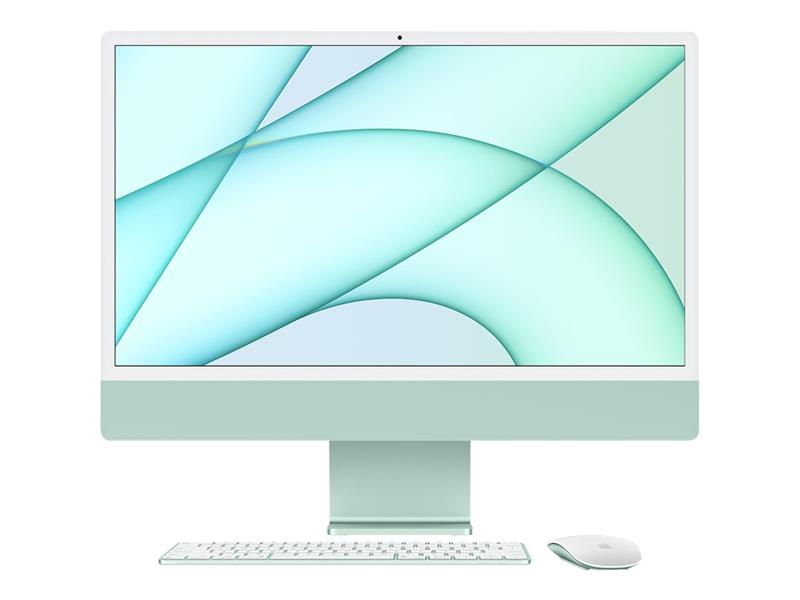 APPLE iMac 24 M1 7c 256G Green BE Azerty