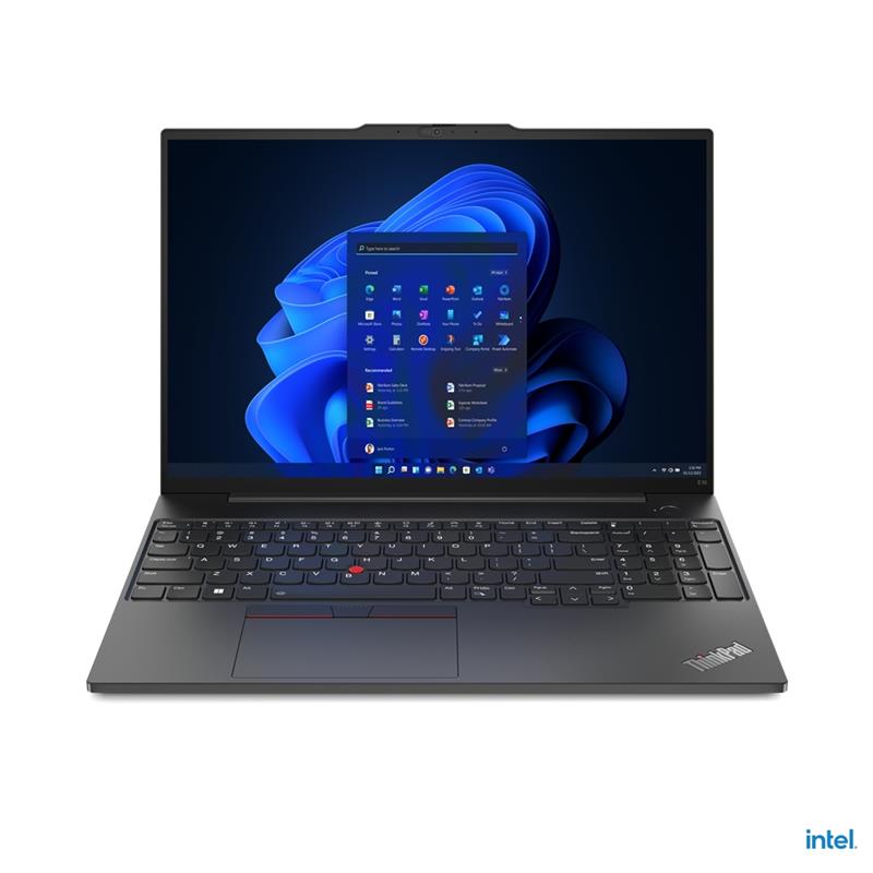 Lenovo ThinkPad E16 Laptop 40,6 cm (16"") WUXGA Intel® Core™ i5 i5-1335U 16 GB DDR4-SDRAM 512 GB SSD Wi-Fi 6 (802.11ax) Windows 11 Pro Zwart