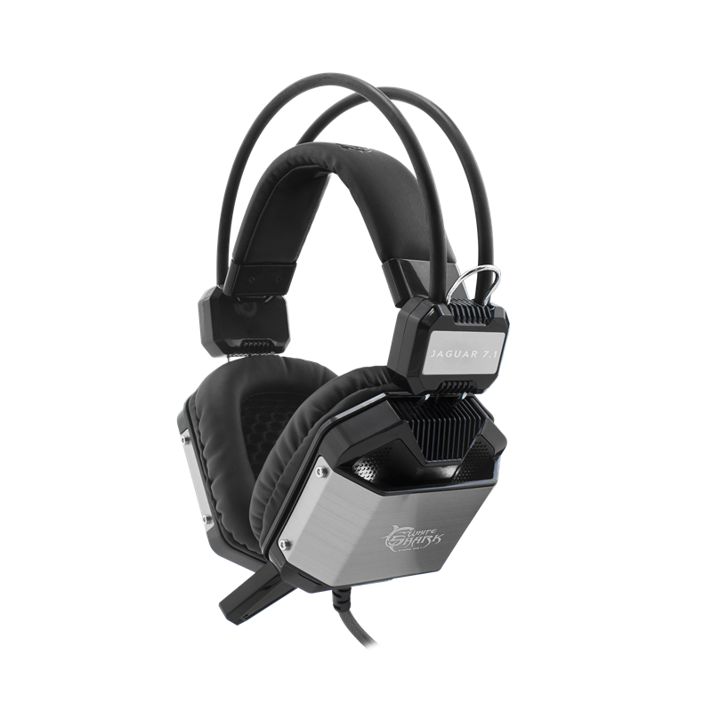 White Shark 7.1 Jaguar gaming headset - zwart en silver