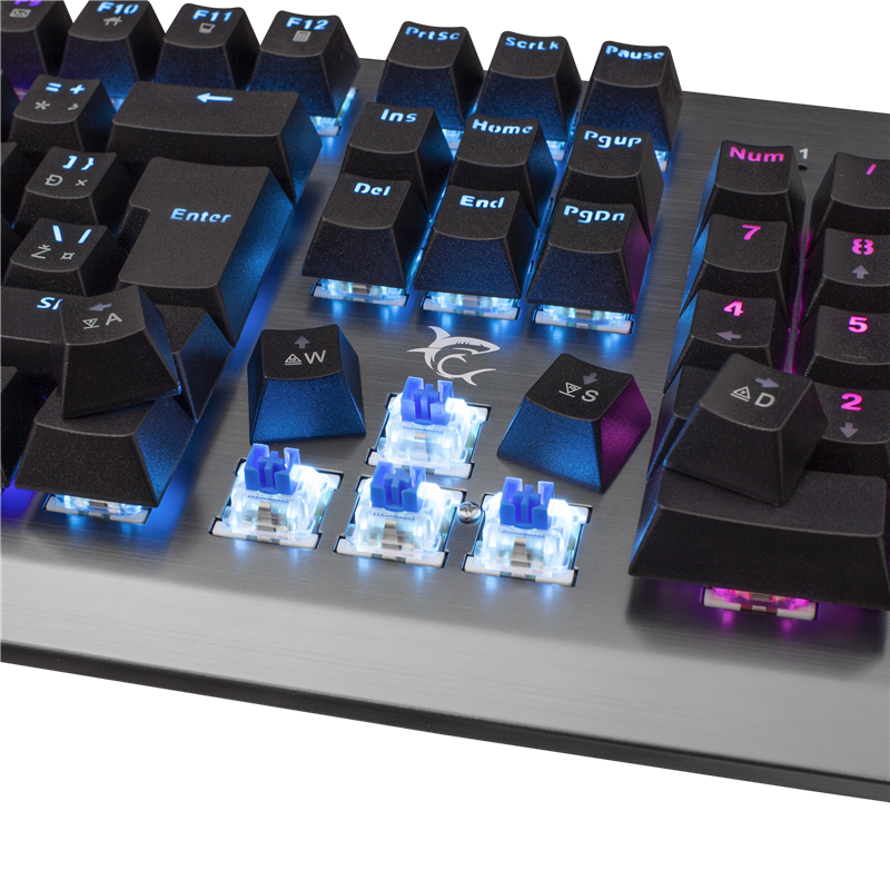 White Shark Legionnaire mechanische gaming keyboard GK-1926 - Metaal-US layout