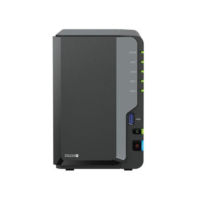 Synology DiskStation data-opslag-server NAS Desktop Ethernet LAN Zwart J4125