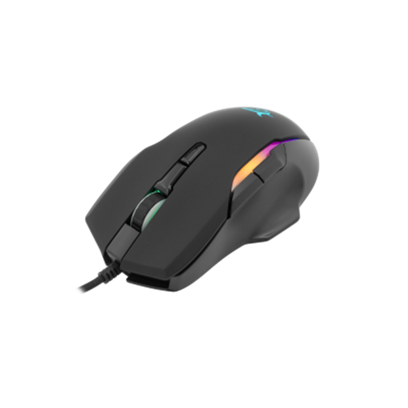 White Shark GM-9009 Morholt Gaming muis met RGB verlichting 7.200 dpi - Zwart