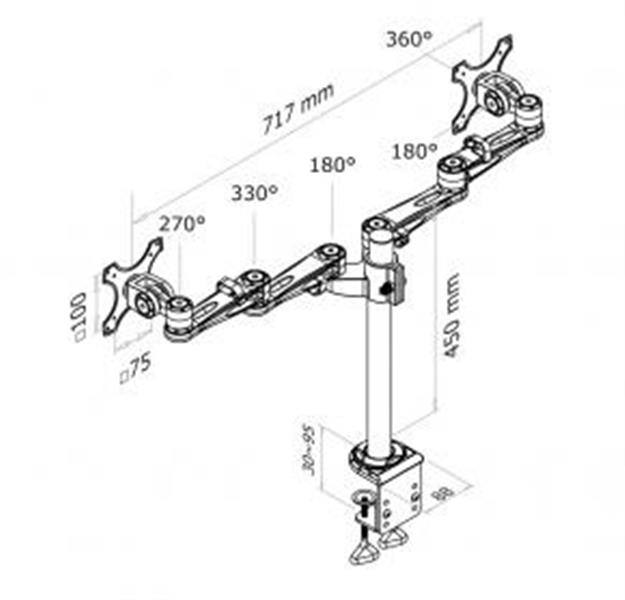 Neomounts monitorarm