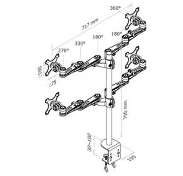 Neomounts monitorarm