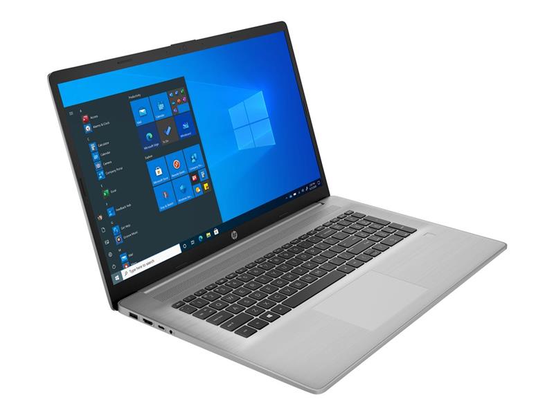 HP 470 G8 Notebook 43,9 cm (17.3"") Full HD Intel® 11de generatie Core™ i5 8 GB DDR4-SDRAM 256 GB SSD Wi-Fi 6 (802.11ax) Windows 10 Pro Zilver