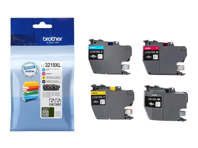Brother LC-3219XLVAL inktcartridge Origineel Zwart, Cyaan, Magenta, Geel Multipack