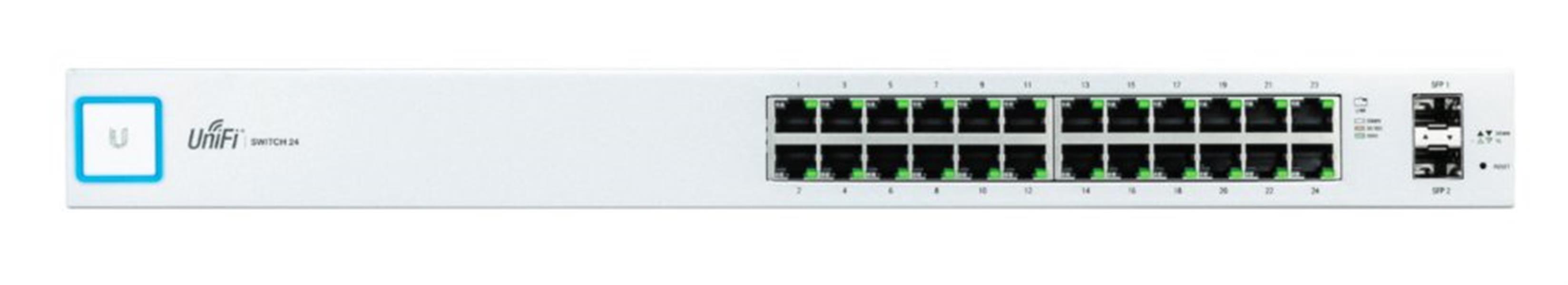 Ubiquiti Switch UniFi 24xRJ45 GBit/2xSFP Managed 19 Rack-Mountable