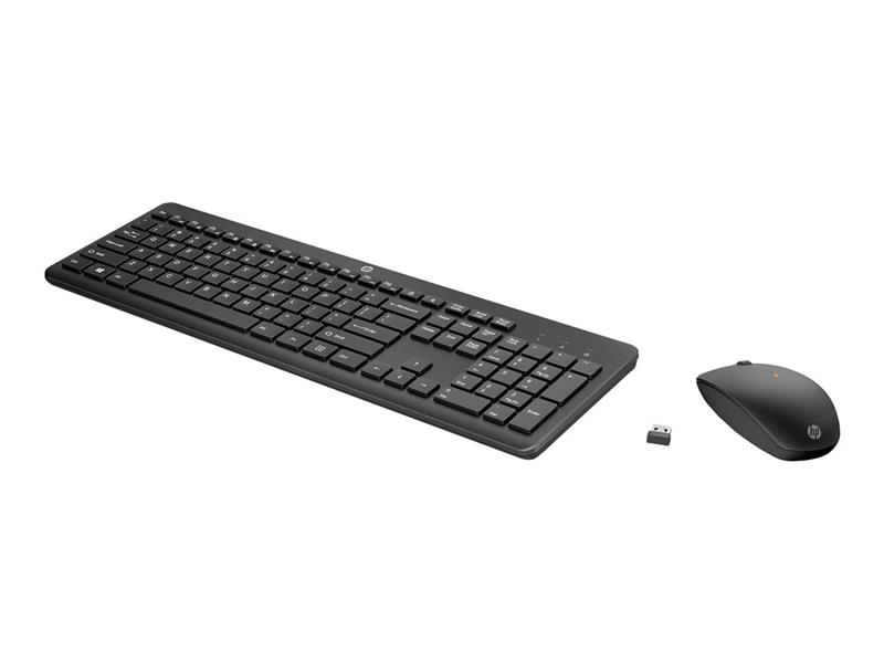 HP 235 toetsenbord RF Draadloos QWERTY Engels Zwart