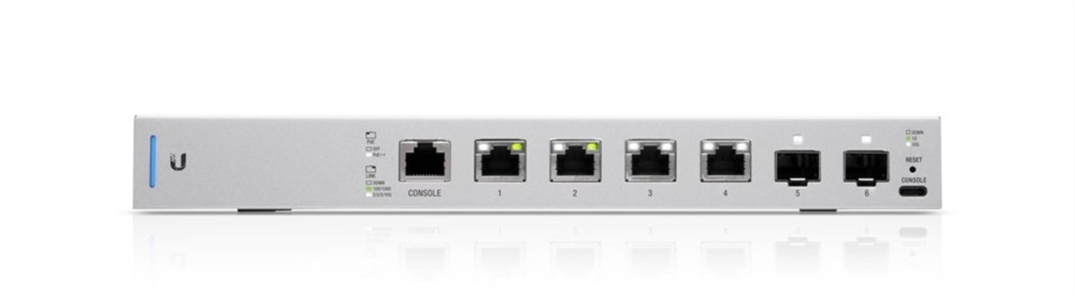 Ubiquiti UniFi netwerk-switch Managed 10G Ethernet 100 1000 10000 Power over Ethernet PoE 1U Grijs