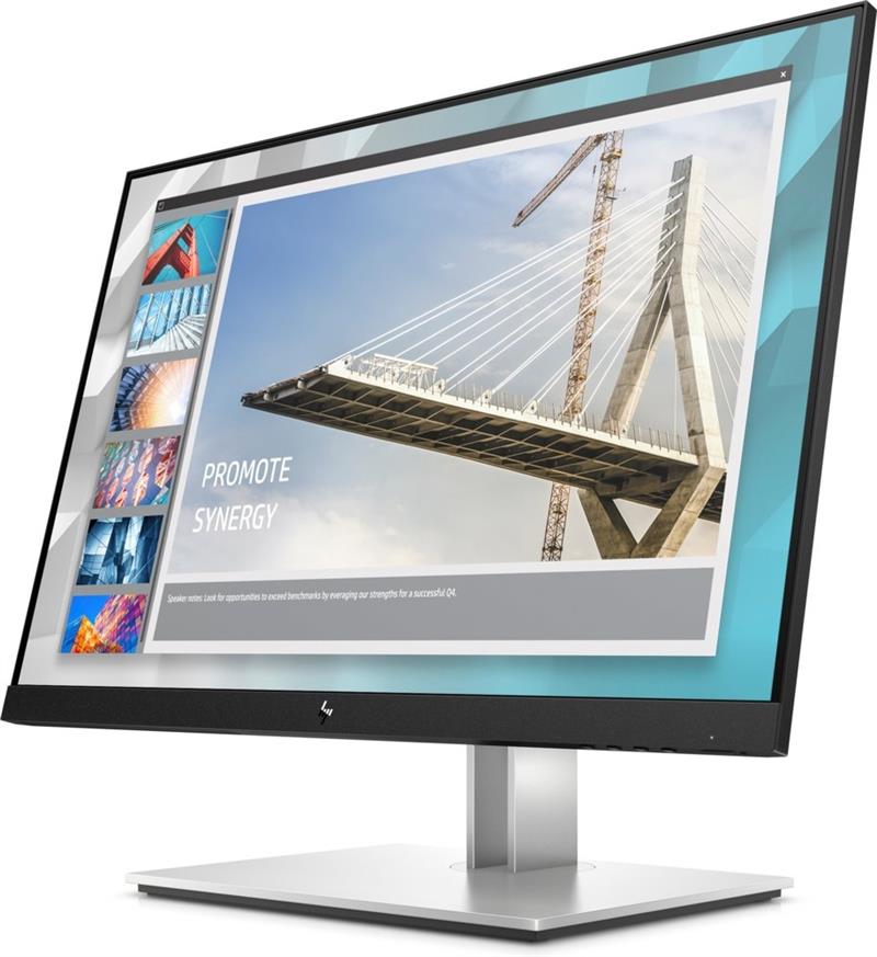 HP E-Series E24i G4 61 cm (24"") 1920 x 1200 Pixels WUXGA Zwart, Zilver