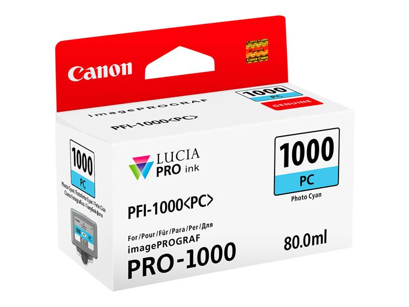 Canon PFI-1000 PC Origineel Foto cyaan