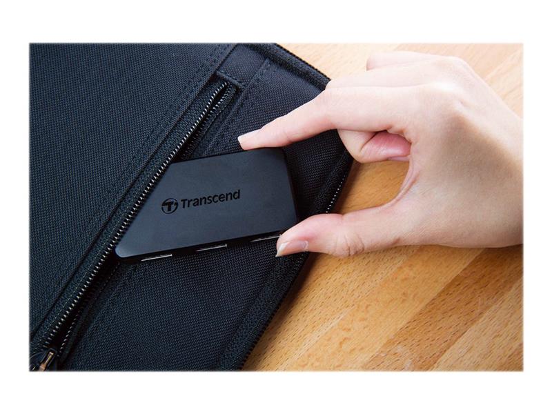 Transcend HUB2 Zwart
