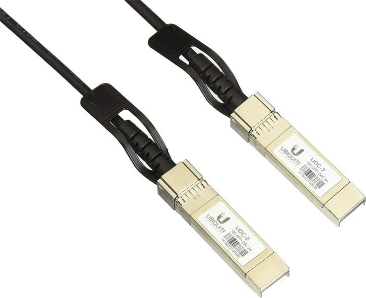 Ubiquiti UniFi Direct Attach 2m InfiniBand en Glasvezelkabel Zwart