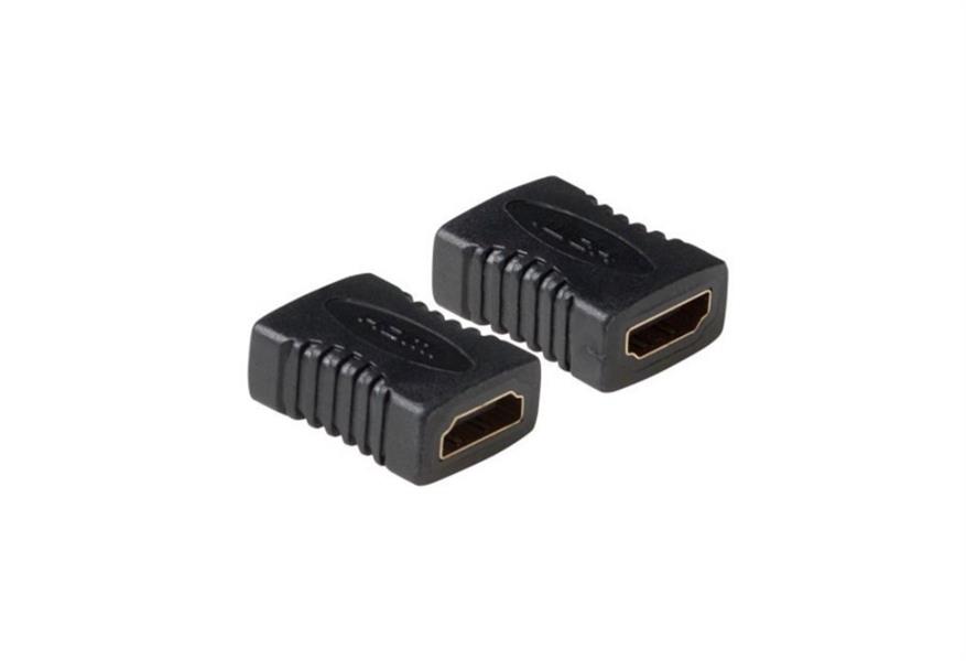 ACT AP1005 tussenstuk voor kabels HDMI A Zwart