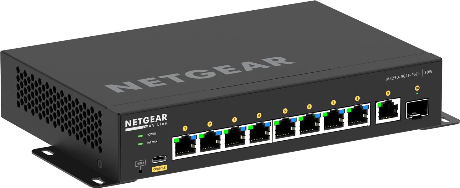 NETGEAR GSM4210PD-100EUS netwerk-switch Managed L2/L3 Gigabit Ethernet (10/100/1000) Power over Ethernet (PoE) Zwart