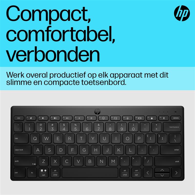 HP 350 Compact Multi-Device Bluetooth Keyboard