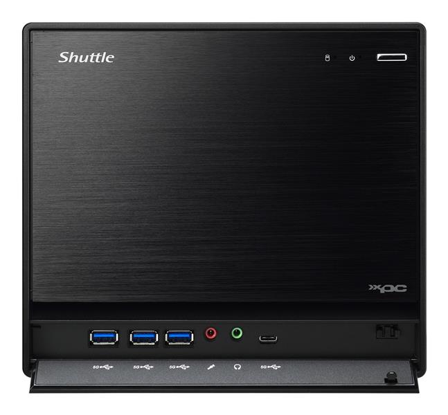 Shuttle XPC cube Barebone SH570R8 - S1200, Intel H570, 1x PCIe X16, 1x PCIe X4, 2x LAN,1x HDMI, 2x DP, 4x 3.5"" HDD bays