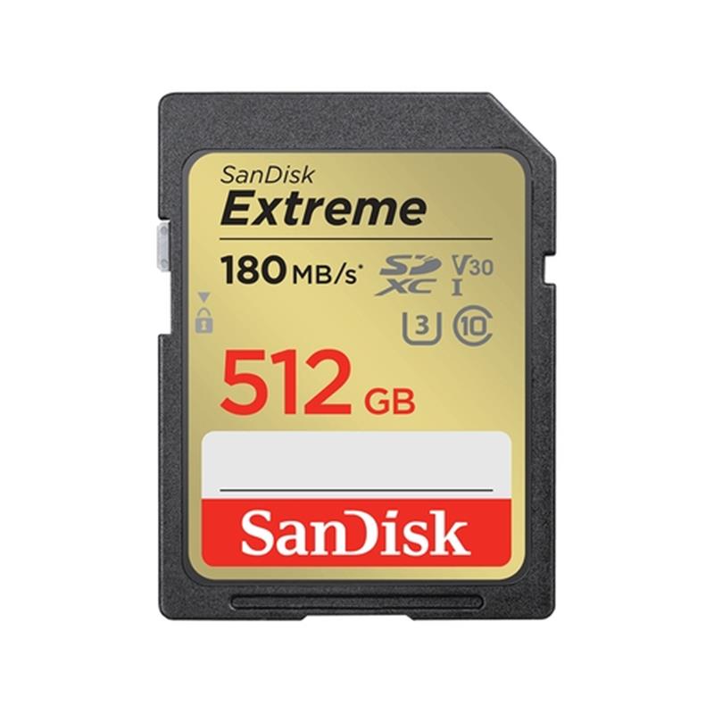 Extreme 512GB SDXC Memory Card plus 1 up
