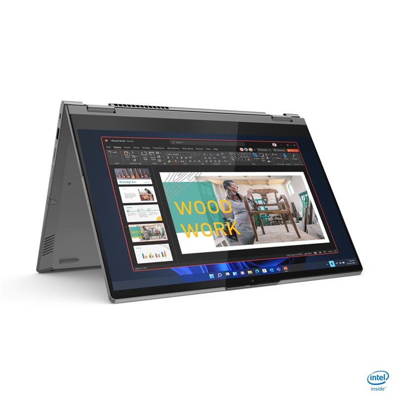 Lenovo ThinkBook 14s Yoga i5-1235U Hybride (2-in-1) 35,6 cm (14"") Touchscreen Full HD Intel® Core™ i5 16 GB DDR4-SDRAM 512 GB SSD Wi-Fi 6 (802.11ax) 