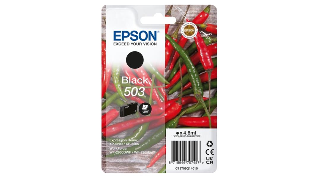 Epson 503 inktcartridge 1 stuk(s) Origineel Normaal rendement Zwart