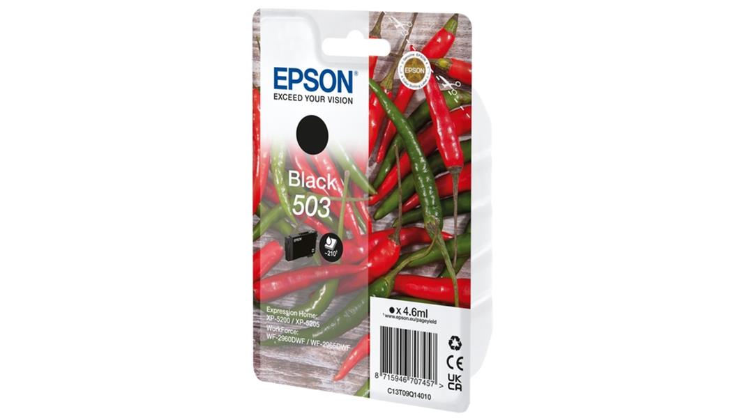 Epson 503 inktcartridge 1 stuk(s) Origineel Normaal rendement Zwart