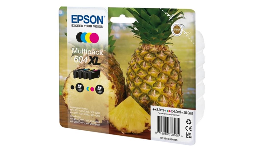 Epson 604XL inktcartridge 4 stuk(s) Origineel Hoog (XL) rendement Zwart, Cyaan, Magenta, Geel