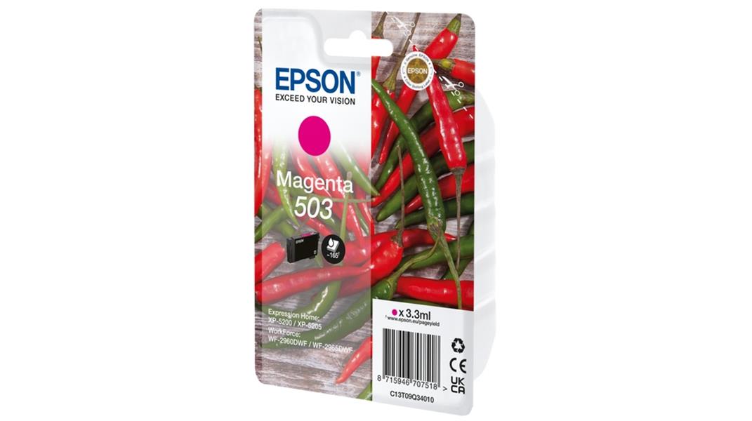 Epson 503 inktcartridge 1 stuk(s) Origineel Normaal rendement Magenta