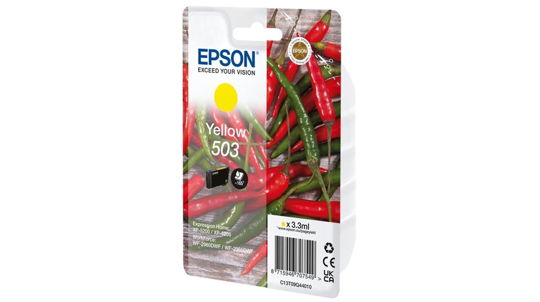 Epson 503 inktcartridge 1 stuk(s) Origineel Normaal rendement Geel