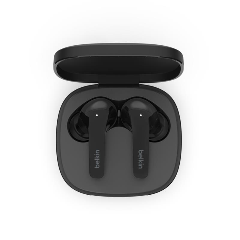 Belkin SOUNDFORM Flow Headset Draadloos In-ear Oproepen/muziek USB Type-C Bluetooth Zwart