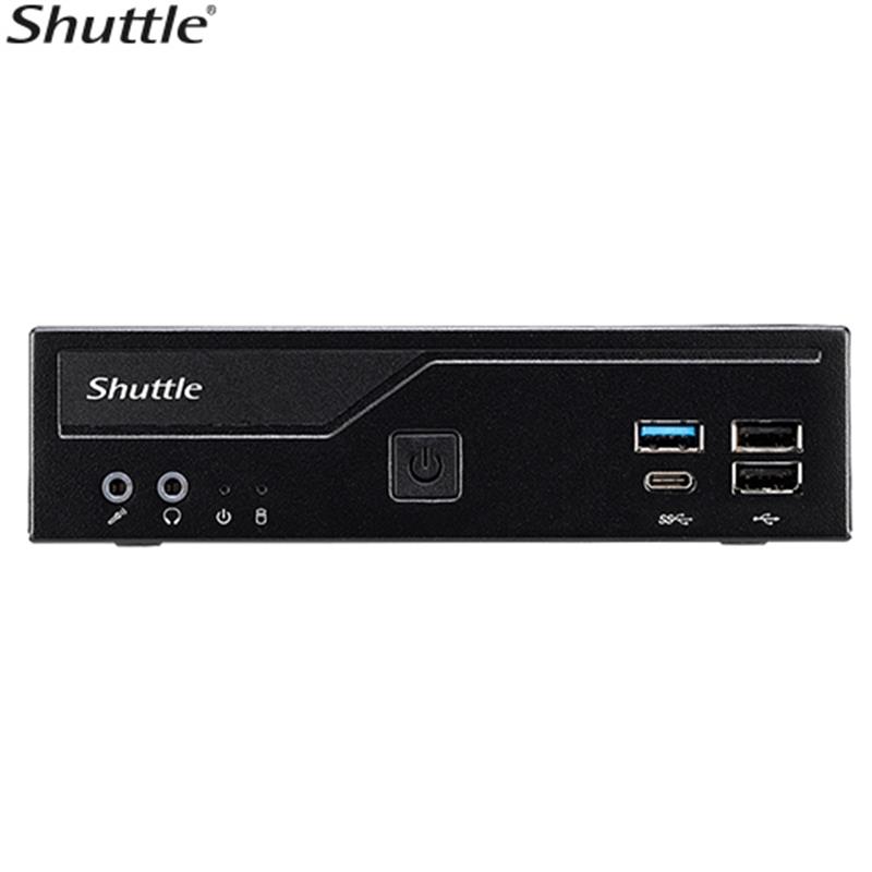 Shuttle DH610S PCs/werkstation Slim PC DDR4-SDRAM HDD+SSD Mini PC Zwart