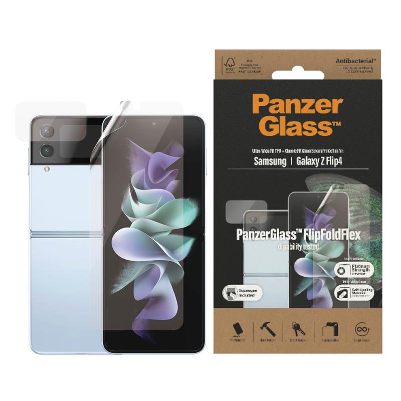 PanzerGlass Samsung Galaxy Z Flip4 5G Case Friendly AB TPU Material