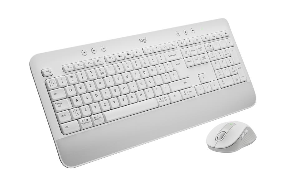Logitech Signature MK650 Combo For Business toetsenbord Inclusief muis RF-draadloos + Bluetooth QWERTZ Tsjechisch, Slovaaks Wit