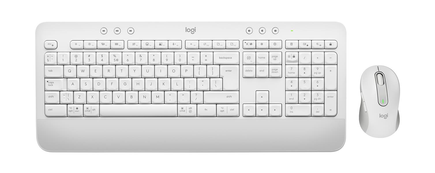 Logitech Signature MK650 Combo For Business toetsenbord Inclusief muis RF-draadloos + Bluetooth QWERTZ Tsjechisch, Slovaaks Wit