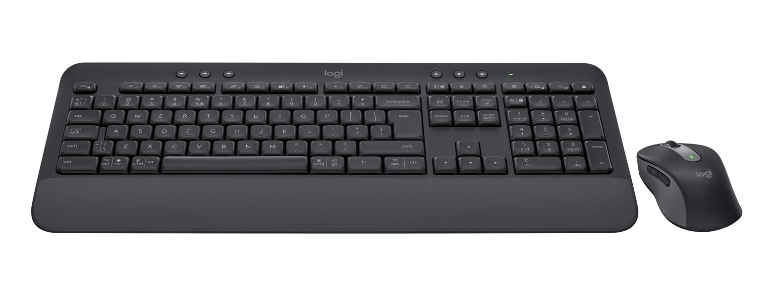 Logitech Signature MK650 Combo For Business toetsenbord Inclusief muis RF-draadloos + Bluetooth QWERTZ Duits Grafiet