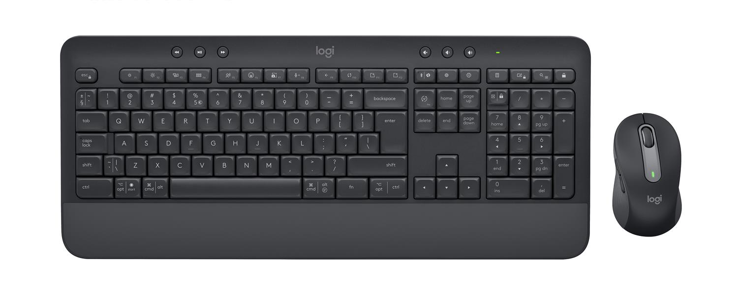 Logitech Signature MK650 Combo For Business toetsenbord Inclusief muis RF-draadloos + Bluetooth QWERTY UK International Grafiet