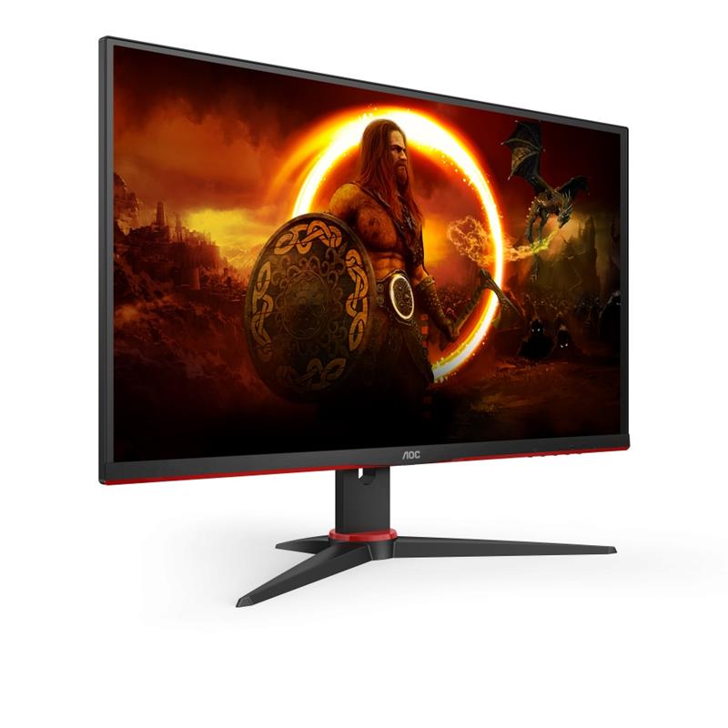 AOC Q27G2E/BK computer monitor 68,6 cm (27"") 2560 x 1440 Pixels Quad HD Zwart, Rood