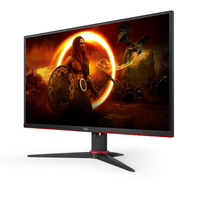 AOC Q27G2E/BK computer monitor 68,6 cm (27"") 2560 x 1440 Pixels Quad HD Zwart, Rood